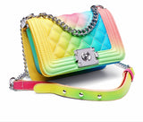 Rainbow  designer clutch bags