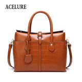 Leather Satchels Women Fashion